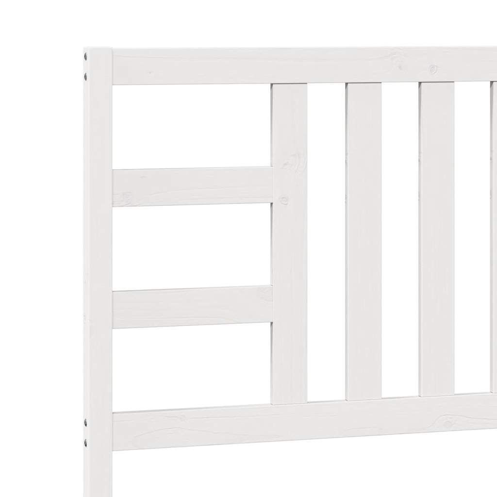 Kopfteil Weiß 106x4x100 cm Massivholz Kiefer