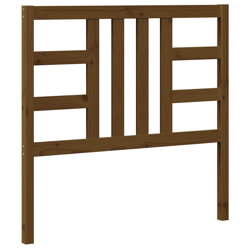 Kopfteil Honigbraun 106x4x100 cm Massivholz Kiefer