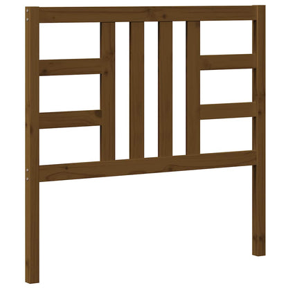 Kopfteil Honigbraun 106x4x100 cm Massivholz Kiefer