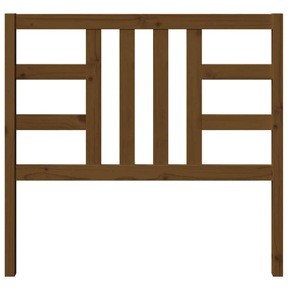 Kopfteil Honigbraun 106x4x100 cm Massivholz Kiefer