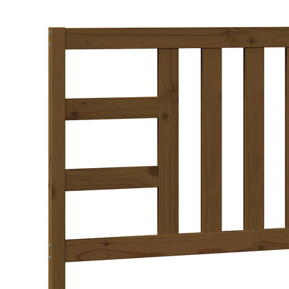 Kopfteil Honigbraun 106x4x100 cm Massivholz Kiefer