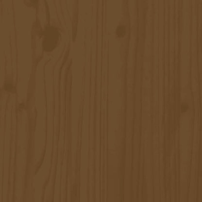 Kopfteil Honigbraun 106x4x100 cm Massivholz Kiefer