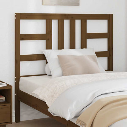 Kopfteil Honigbraun 106x4x100 cm Massivholz Kiefer