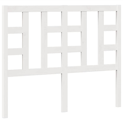 Kopfteil Weiß 126x4x100 cm Massivholz Kiefer