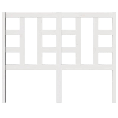 Kopfteil Weiß 126x4x100 cm Massivholz Kiefer