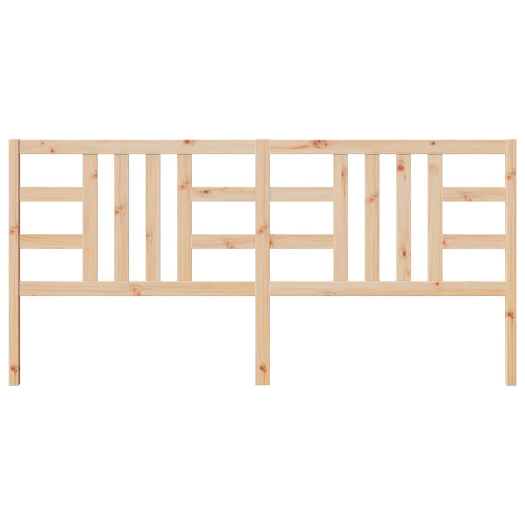 Kopfteil 206x4x100 cm Massivholz Kiefer