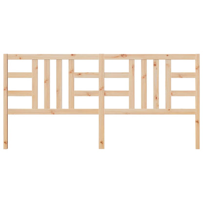 Kopfteil 206x4x100 cm Massivholz Kiefer