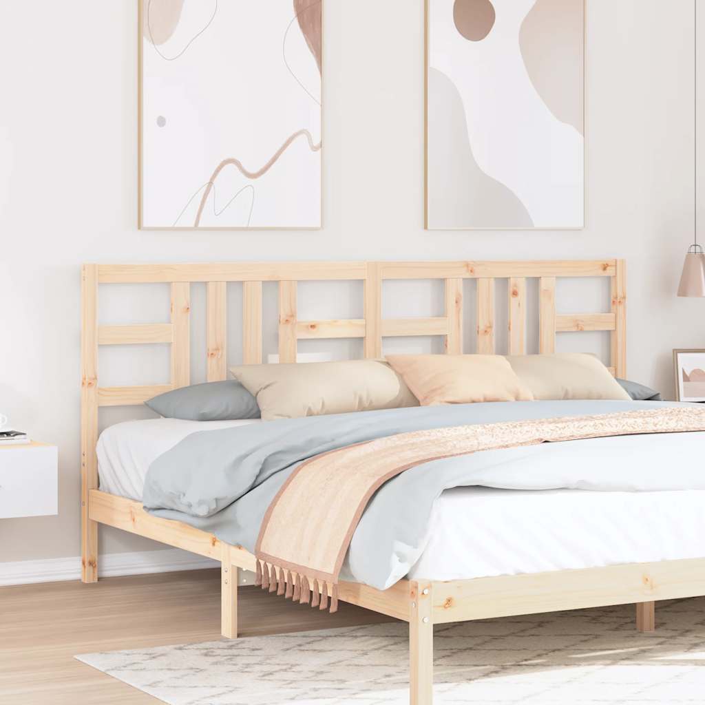 Kopfteil 206x4x100 cm Massivholz Kiefer