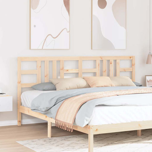 Kopfteil 206x4x100 cm Massivholz Kiefer