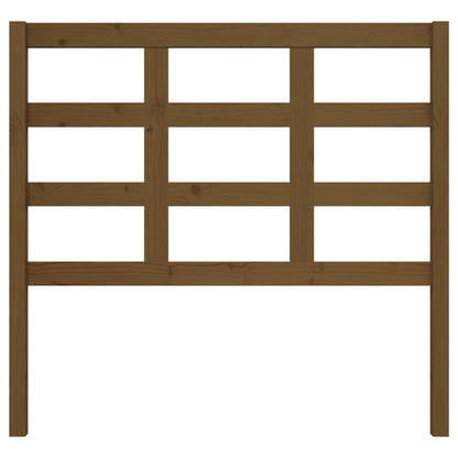 Bett-Kopfteil Honigbraun 105,5x4x100 cm Massivholz Kiefer