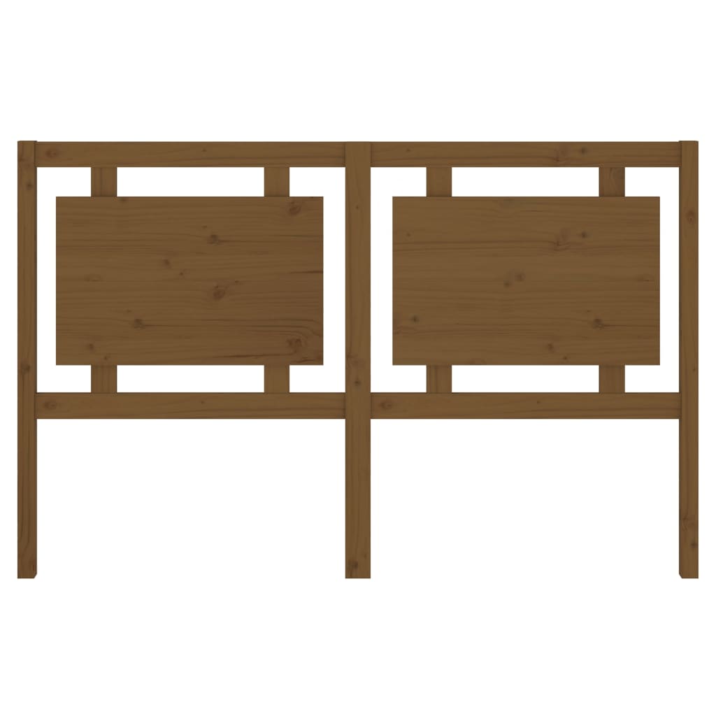 Kopfteil Honigbraun 155,5x4x100 cm Massivholz Kiefer