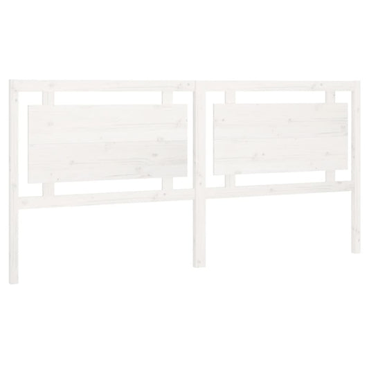 Kopfteil Weiß 205,5x4x100 cm Massivholz Kiefer