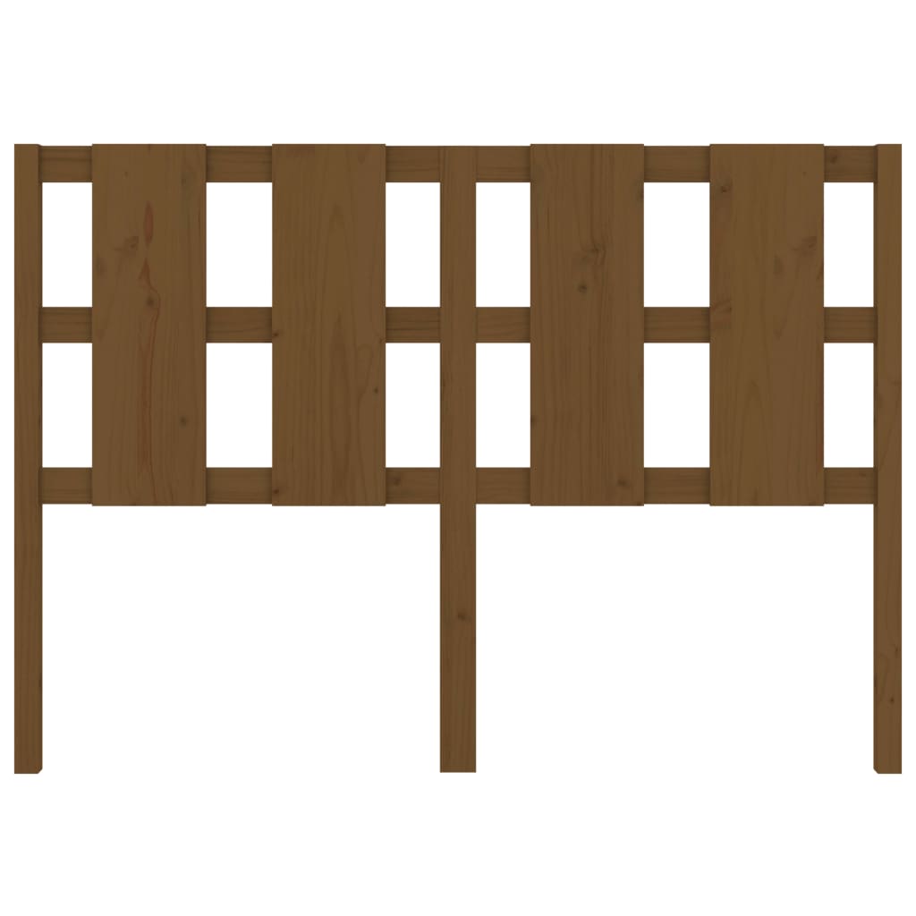 Kopfteil Honigbraun 140,5x4x100 cm Massivholz Kiefer