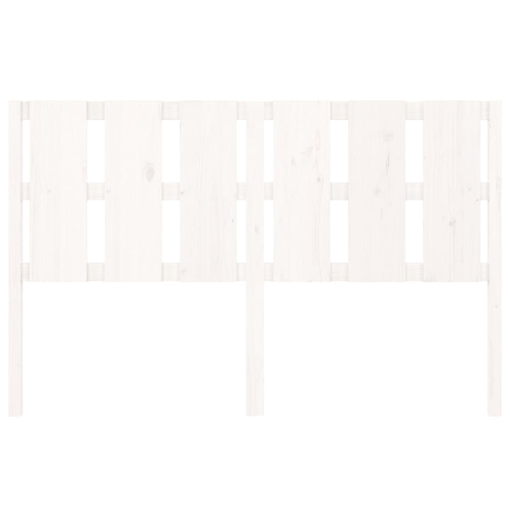 Kopfteil Weiß 155,5x4x100 cm Massivholz Kiefer