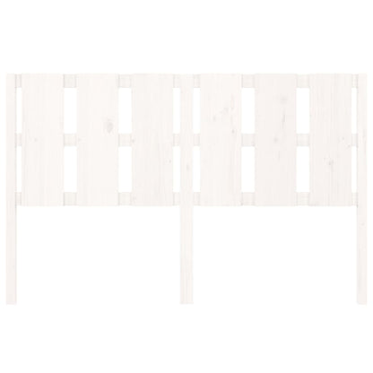 Kopfteil Weiß 155,5x4x100 cm Massivholz Kiefer