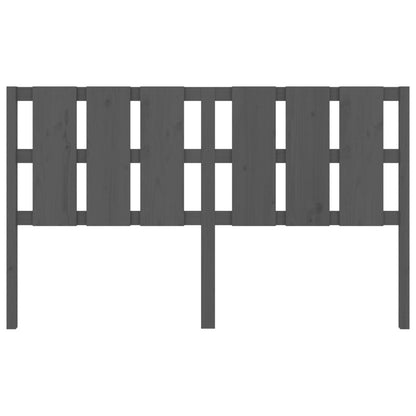 Kopfteil Grau 165,5x4x100 cm Massivholz Kiefer