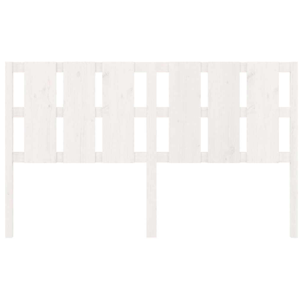 Kopfteil Weiß 185,5x4x100 cm Massivholz Kiefer