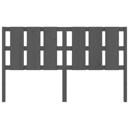 Kopfteil Grau 185,5x4x100 cm Massivholz Kiefer