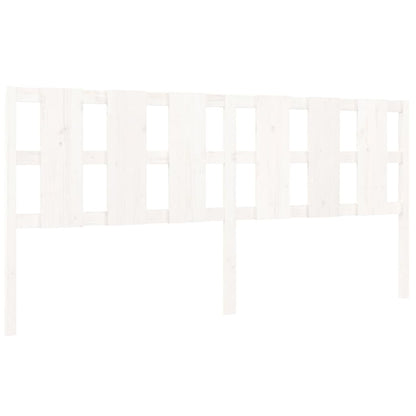 Kopfteil Weiß 205,5x4x100 cm Massivholz Kiefer