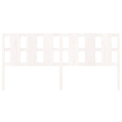 Kopfteil Weiß 205,5x4x100 cm Massivholz Kiefer