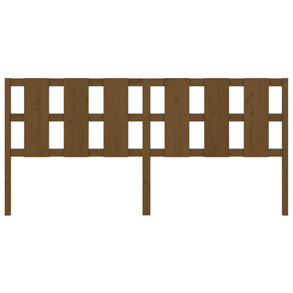 Bett-Kopfteil Honigbraun 205,5x4x100 cm Massivholz Kiefer