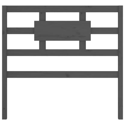 Kopfteil Grau 80,5x4x100 cm Massivholz Kiefer