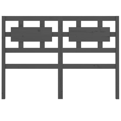 Bett-Kopfteil Grau 205,5x4x100 cm Massivholz Kiefer