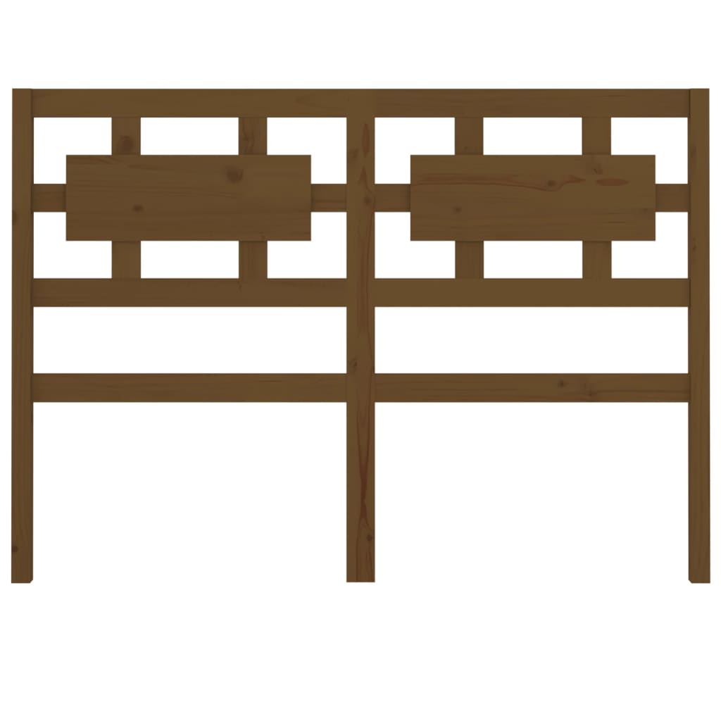 Bett-Kopfteil Honigbraun 205,5x4x100 cm Massivholz Kiefer