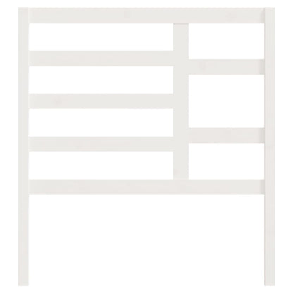 Bett-Kopfteil Weiß 96x4x104 cm Massivholz Kiefer