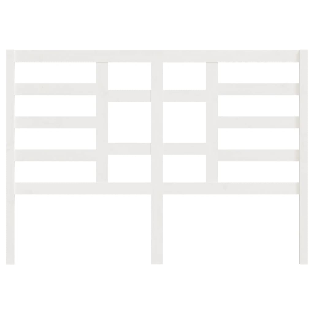 Kopfteil Weiß 146x4x104 cm Massivholz Kiefer