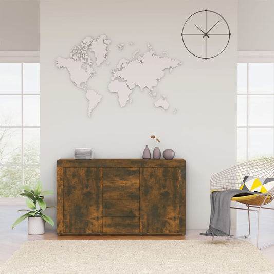 Skænk røget eg 120x36x69 cm træmateriale