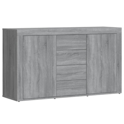 Skænk Grå Sonoma 120x36x69 cm træmateriale