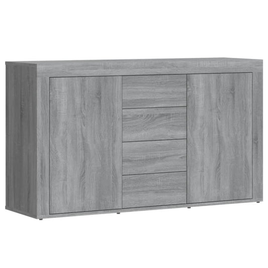 Skænk Grå Sonoma 120x36x69 cm træmateriale