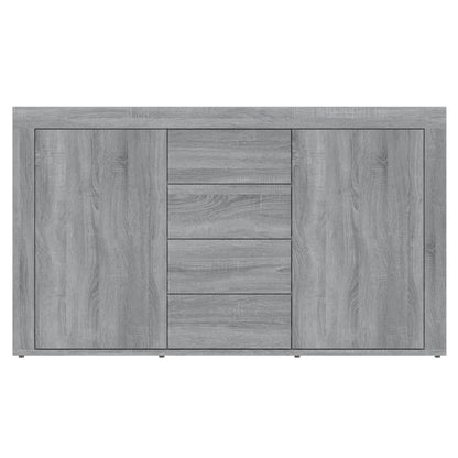 Skænk Grå Sonoma 120x36x69 cm træmateriale