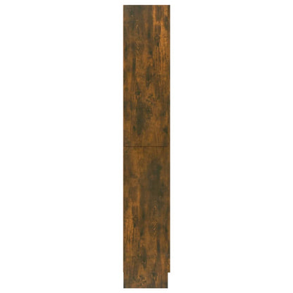 Vitrinenschrank Räuchereiche 82,5x30,5x185 cm Holzwerkstoff