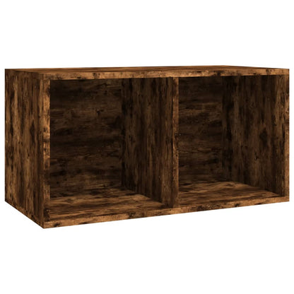 Schallplatten-Box Räuchereiche 71x34x36 cm Holzwerkstoff