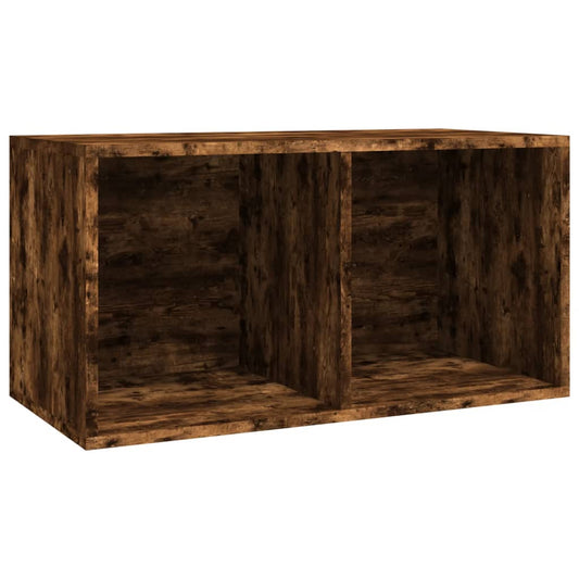 Schallplatten-Box Räuchereiche 71x34x36 cm Holzwerkstoff