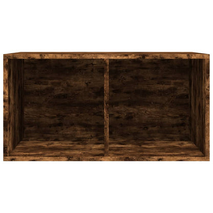 Schallplatten-Box Räuchereiche 71x34x36 cm Holzwerkstoff