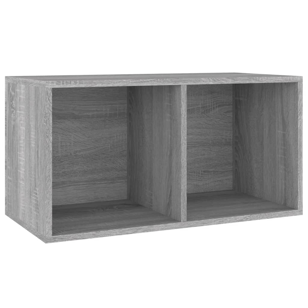 Pladekasse Grå Sonoma 71x34x36cm Træmateriale