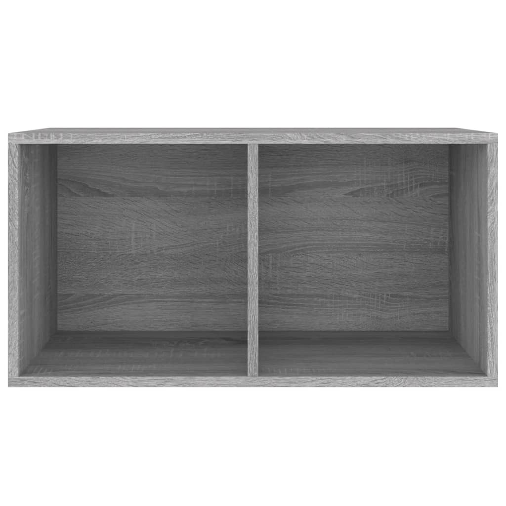 Pladekasse Grå Sonoma 71x34x36cm Træmateriale
