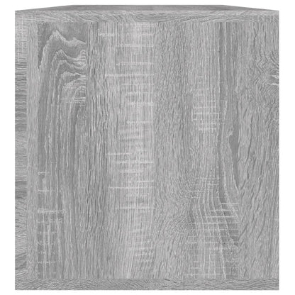 Pladekasse Grå Sonoma 71x34x36cm Træmateriale