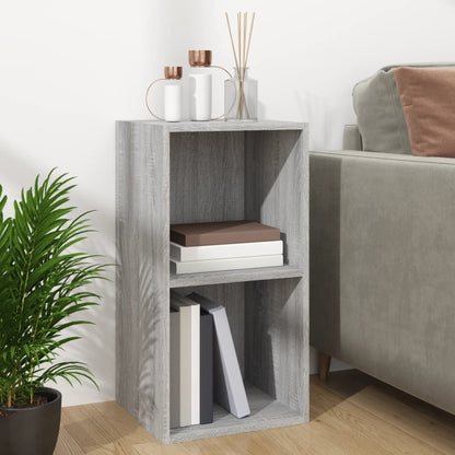 Pladekasse Grå Sonoma 71x34x36cm Træmateriale
