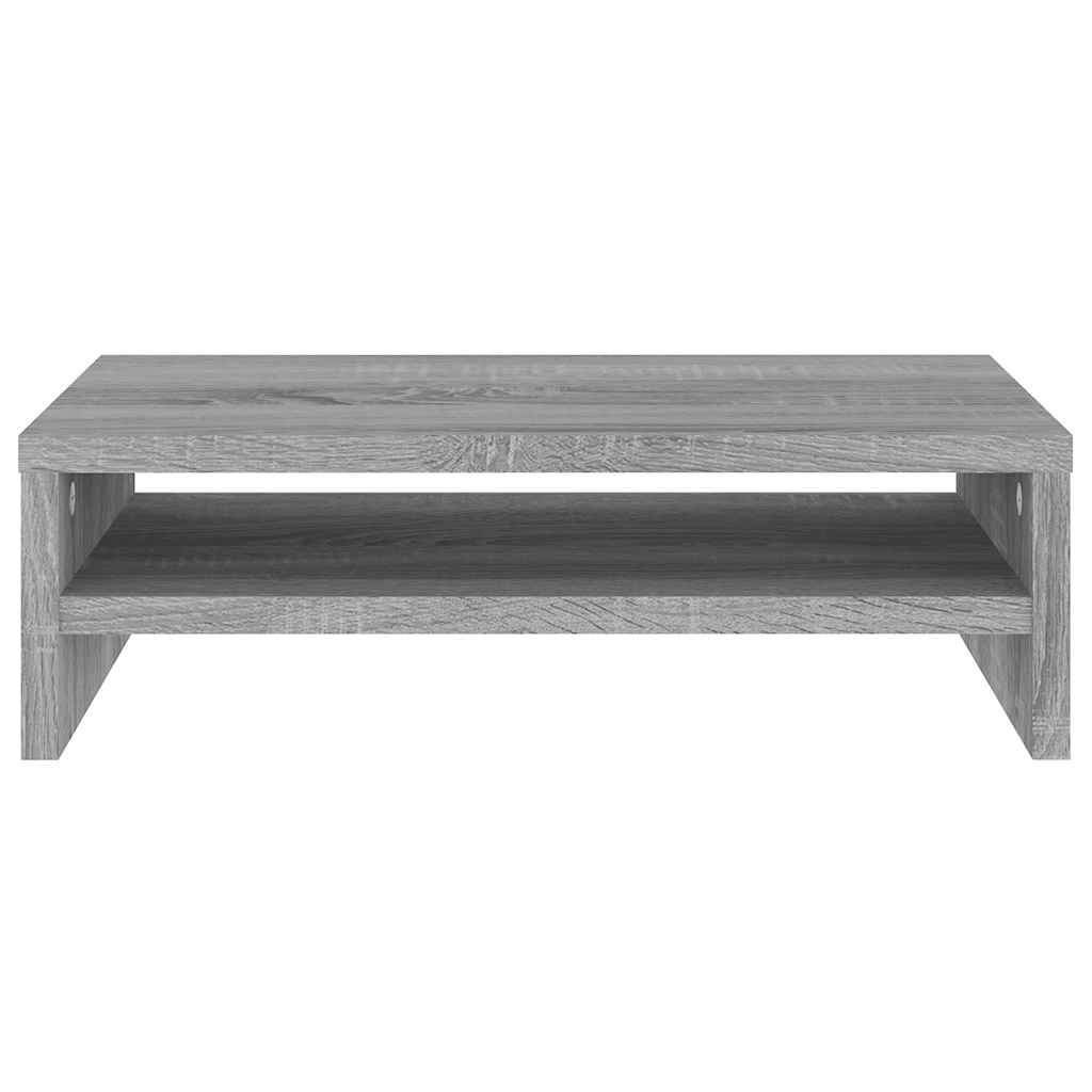 Monitorständer Grau Sonoma 42x24x13 cm Holzwerkstoff