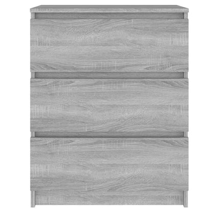 Skænk Grå Sonoma 60x35x76 cm Træmateriale