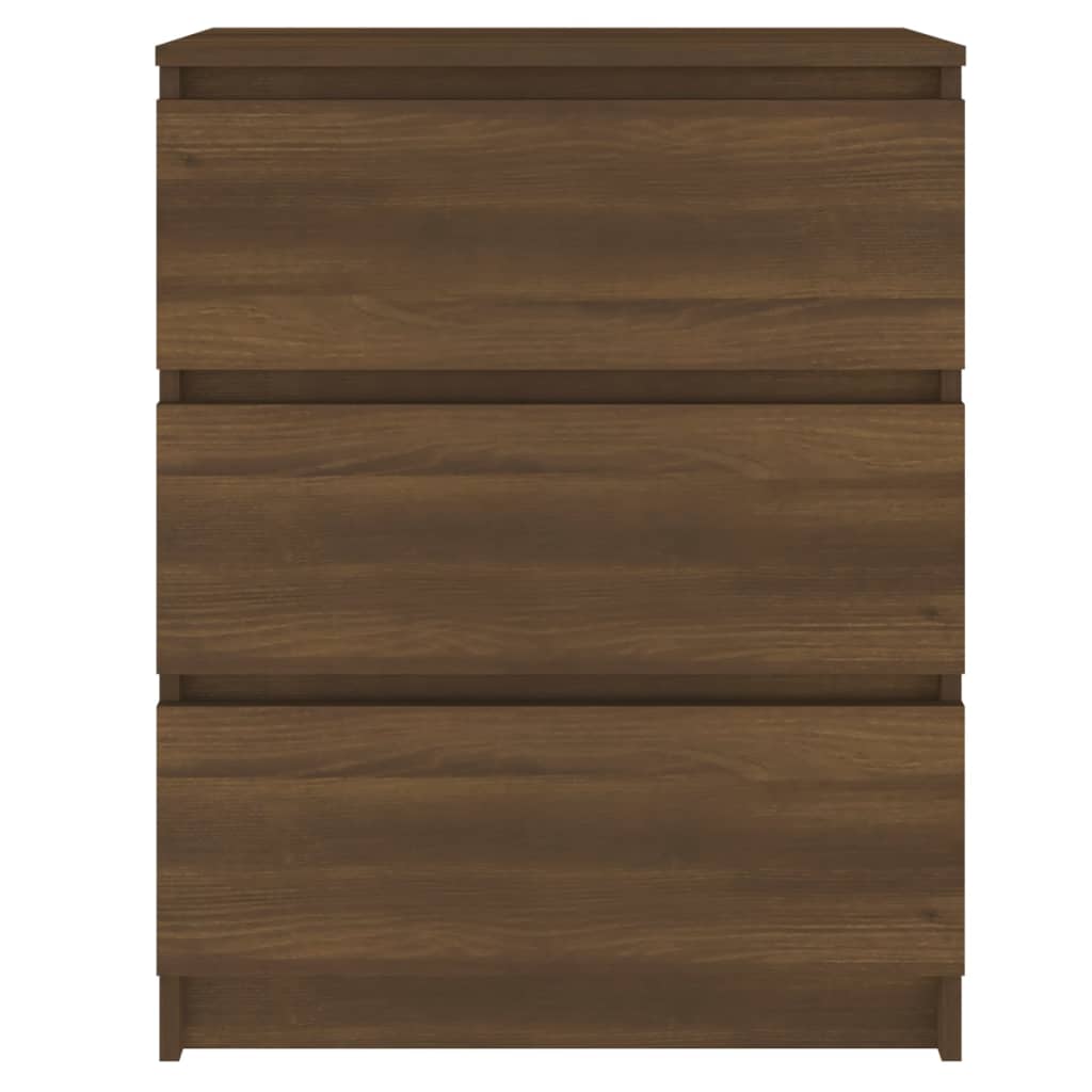 Skænk Brun Eg Look 60x35x76 cm Træmateriale