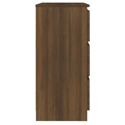 Skænk Brun Eg Look 60x35x76 cm Træmateriale