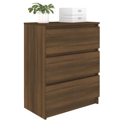 Skænk Brun Eg Look 60x35x76 cm Træmateriale