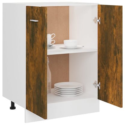 Unterschrank Lyon Räuchereiche 60x46x81,5 cm Holzwerkstoff