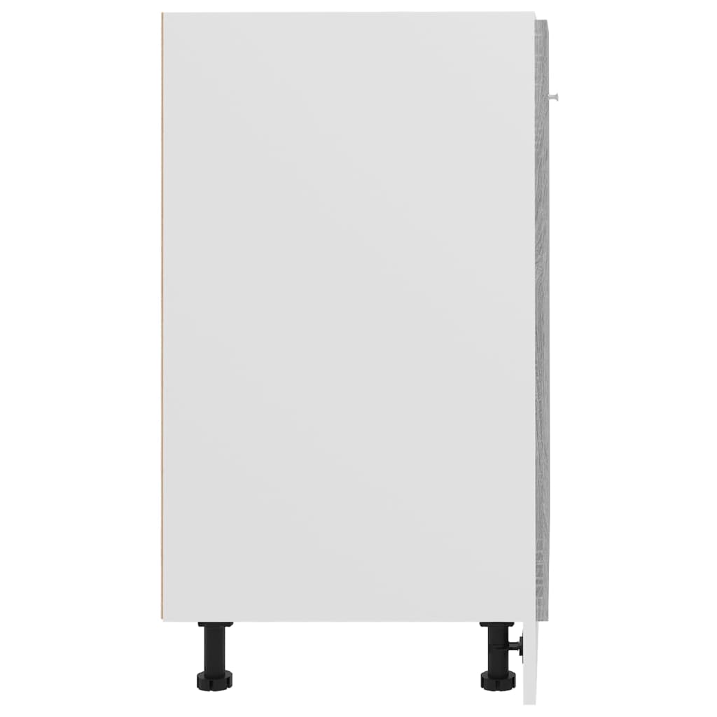 Unterschrank Lyon Grau Sonoma 60x46x81,5 cm Holzwerkstoff