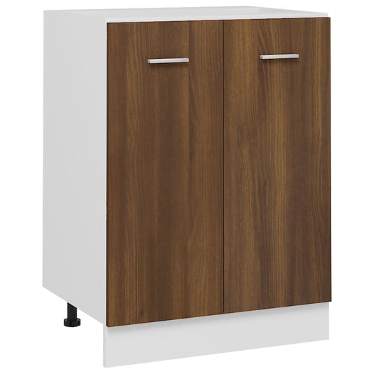 Unterschrank Lyon Braun Eichen-Optik 60x46x81,5 cm Holzwerkstoff
